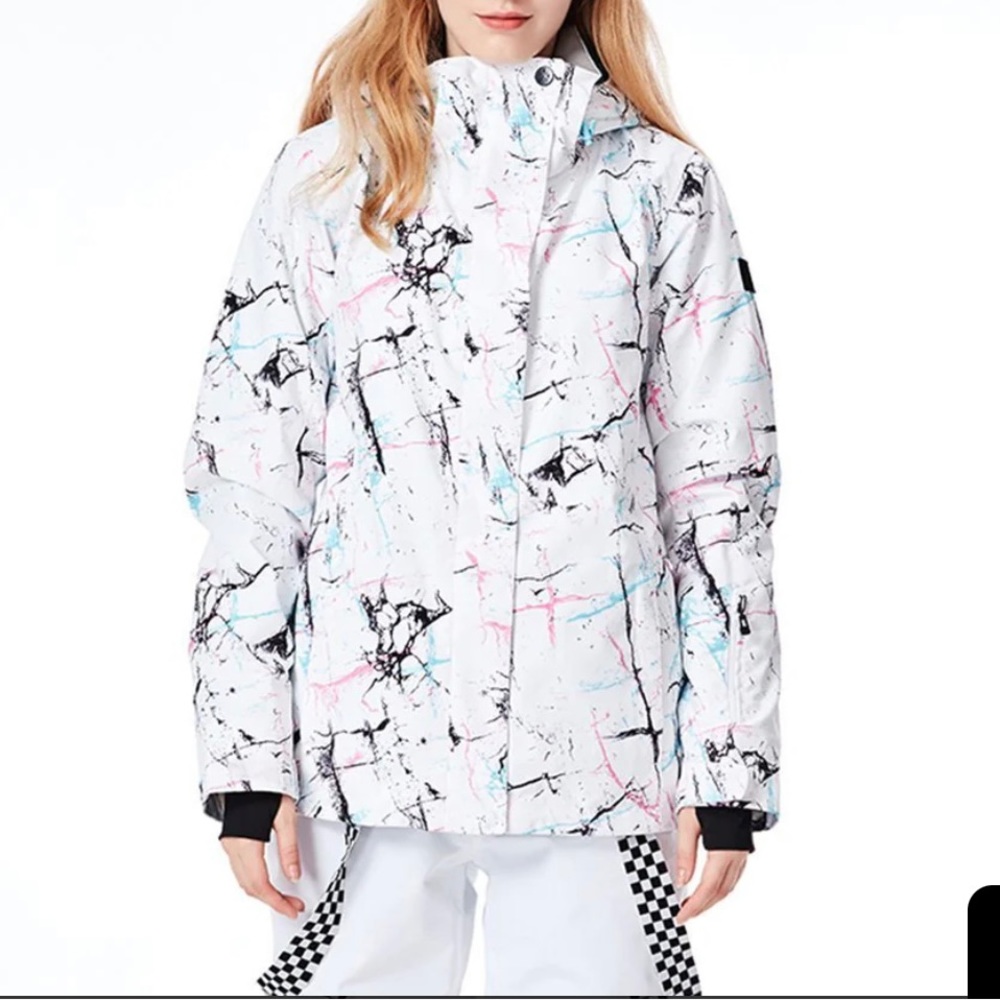 Women's SMN Winter Fashion Colorful Metropolis Ski Jacket/  small nwot